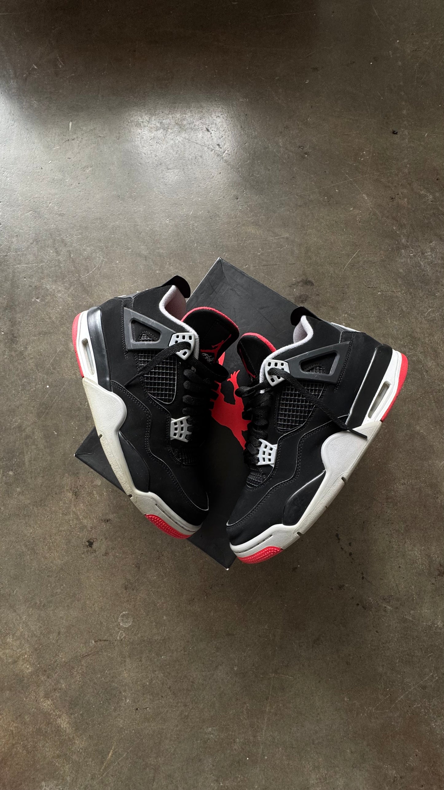 AJ 4's “Bred” Pair 1