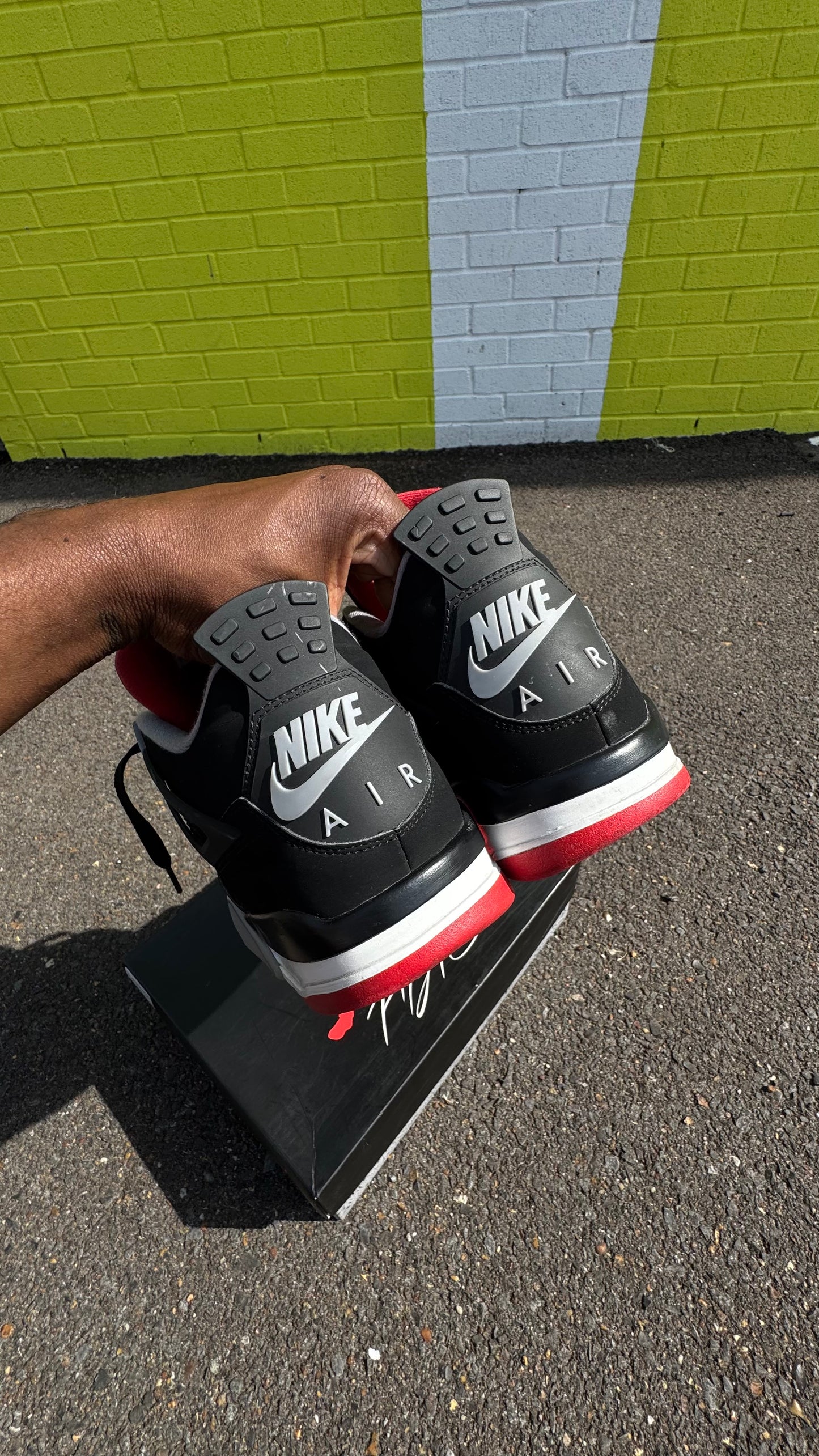AJ 4's “Bred” Pair 1
