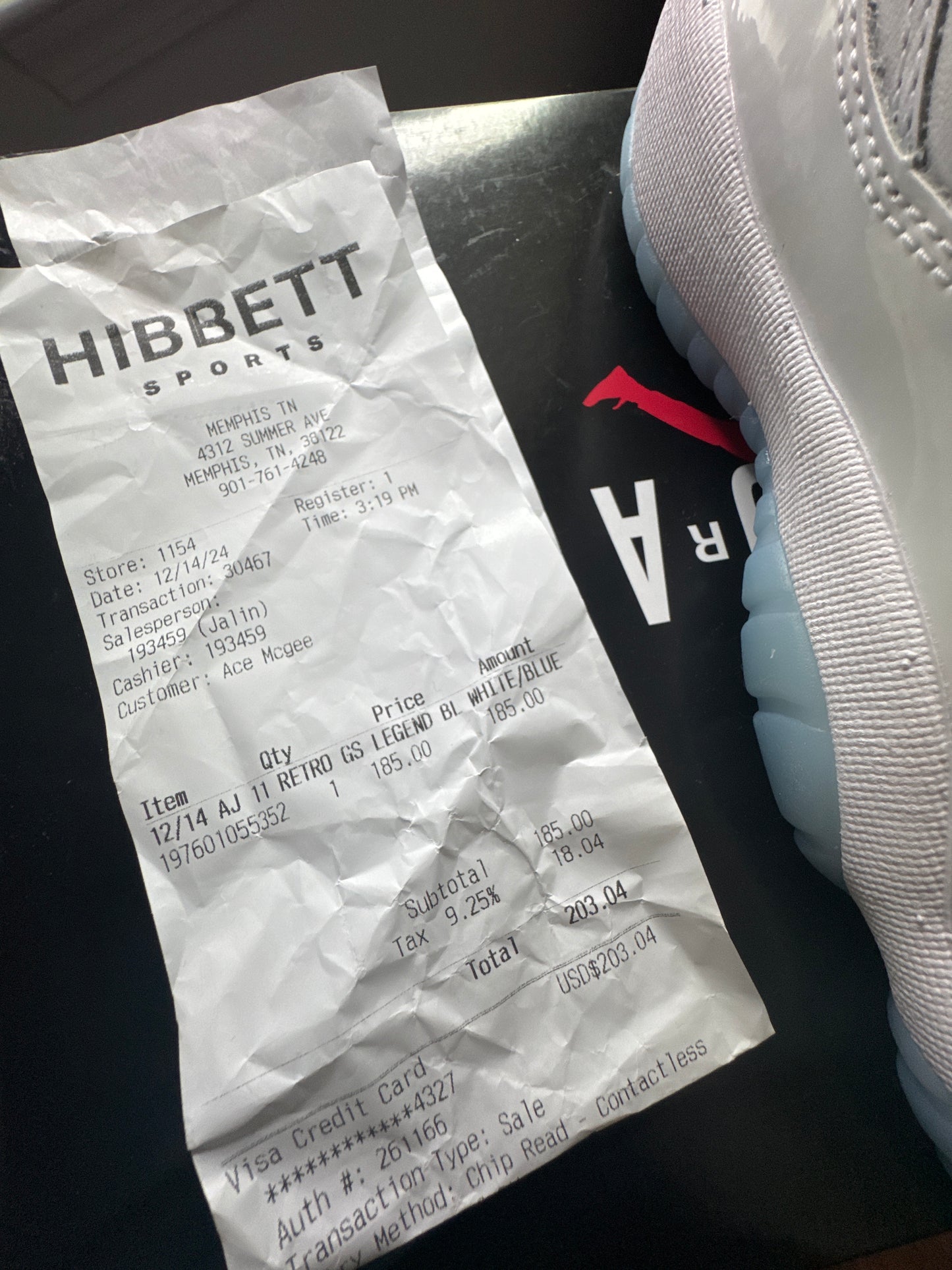 AJ 11’S Legend Blue