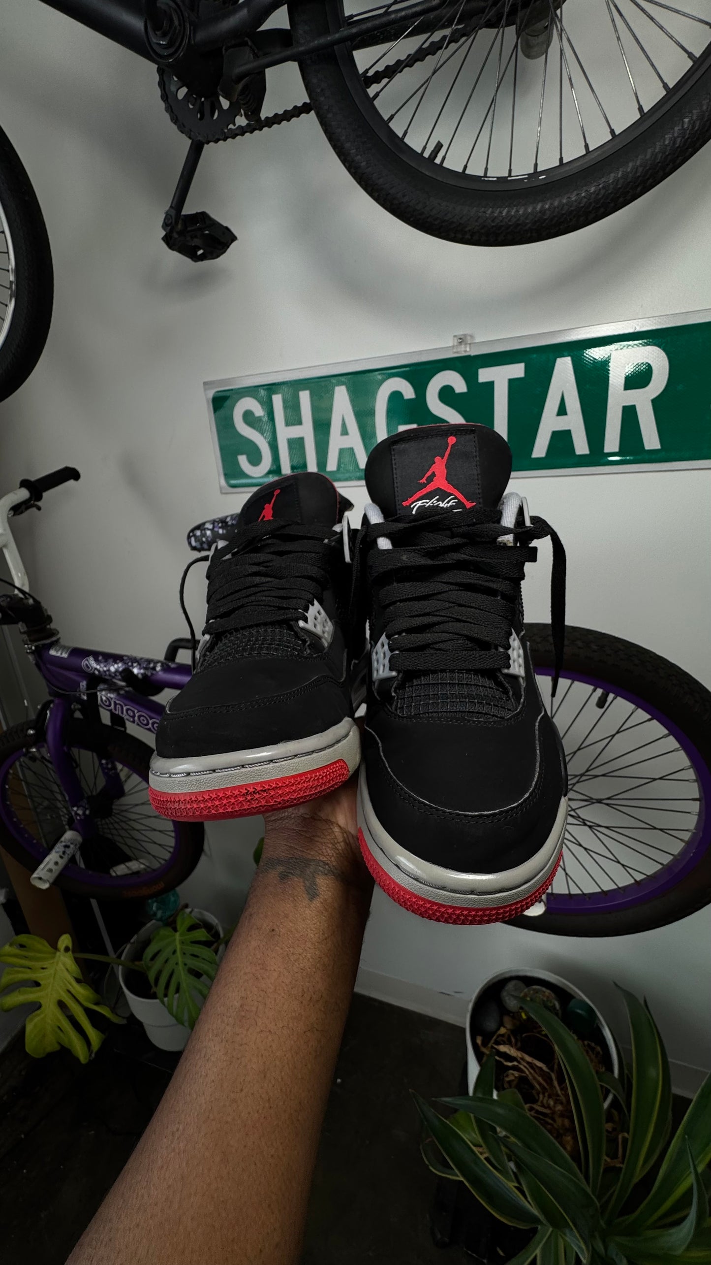 AJ 4's “Bred” Pair 1
