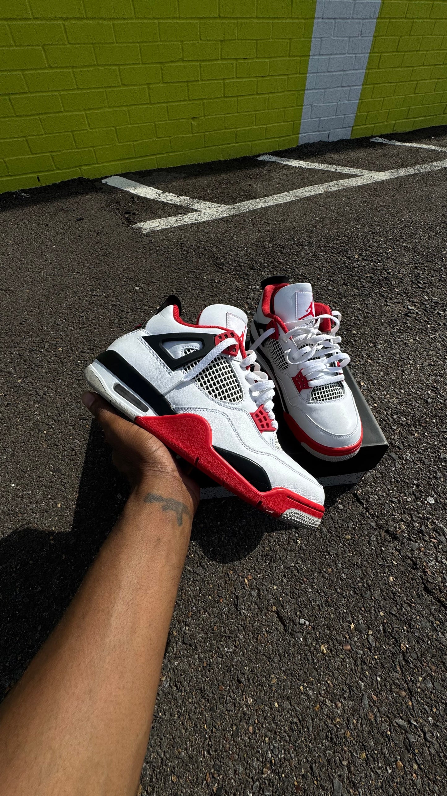 AJ 4's “Fire Red”