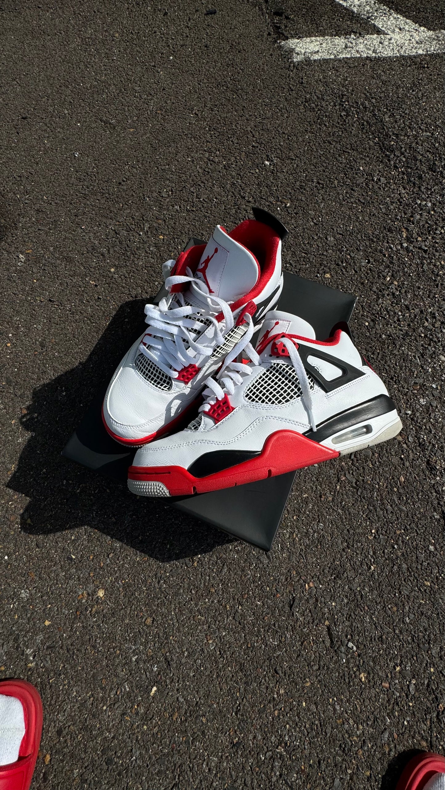 AJ 4's “Fire Red”