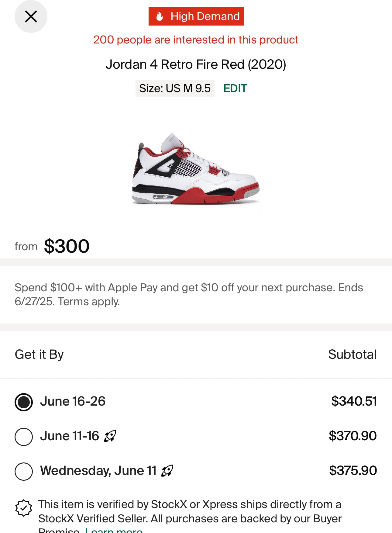 AJ 4's “Fire Red”