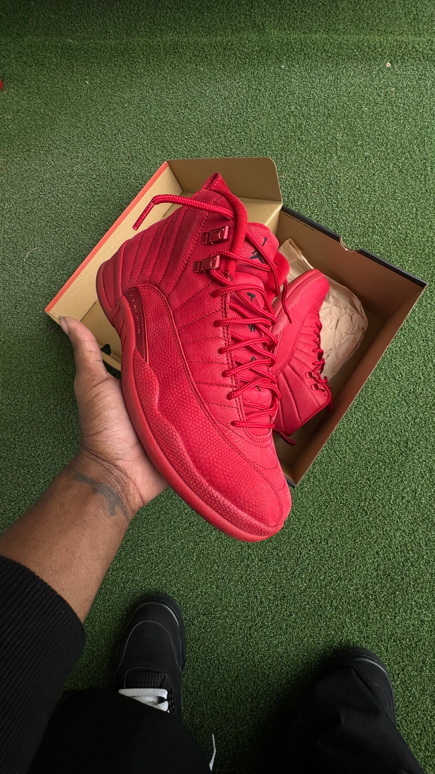 AJ 12'S GYM RED
