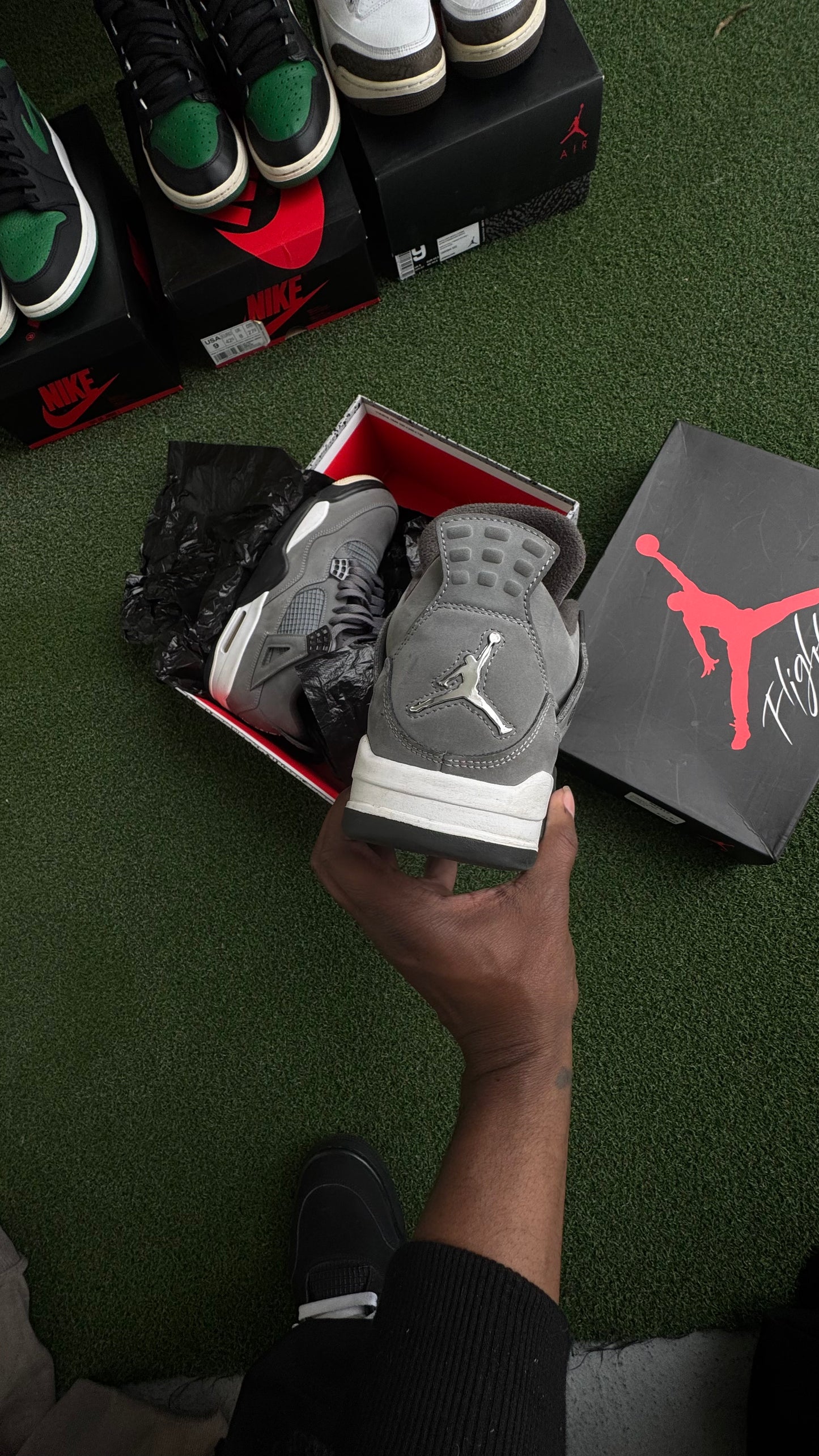 AJ4'S COOL GRAY