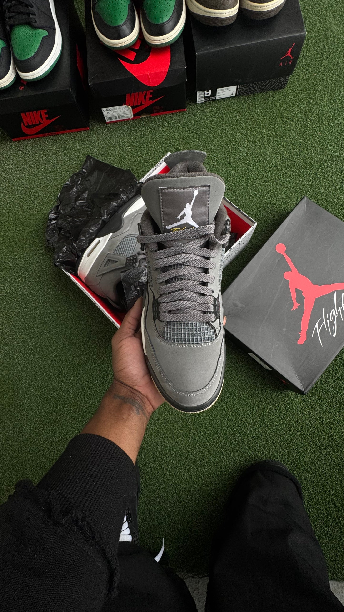 AJ4'S COOL GRAY