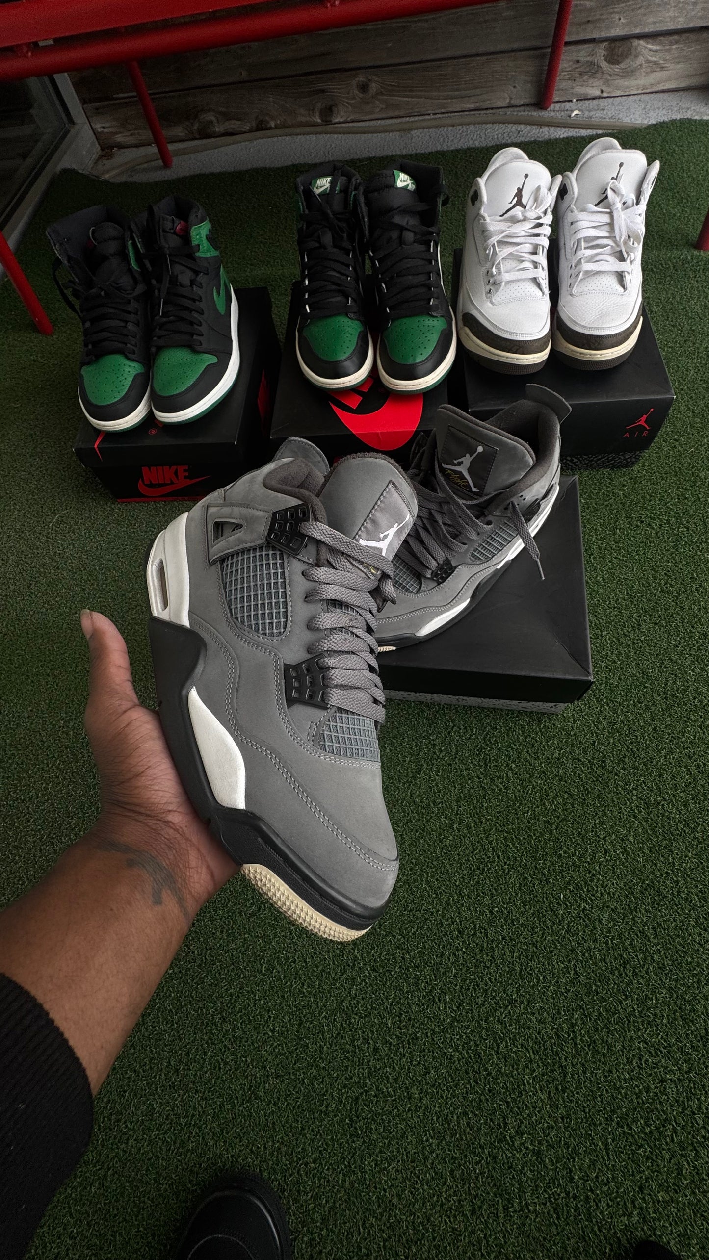 AJ4'S COOL GRAY