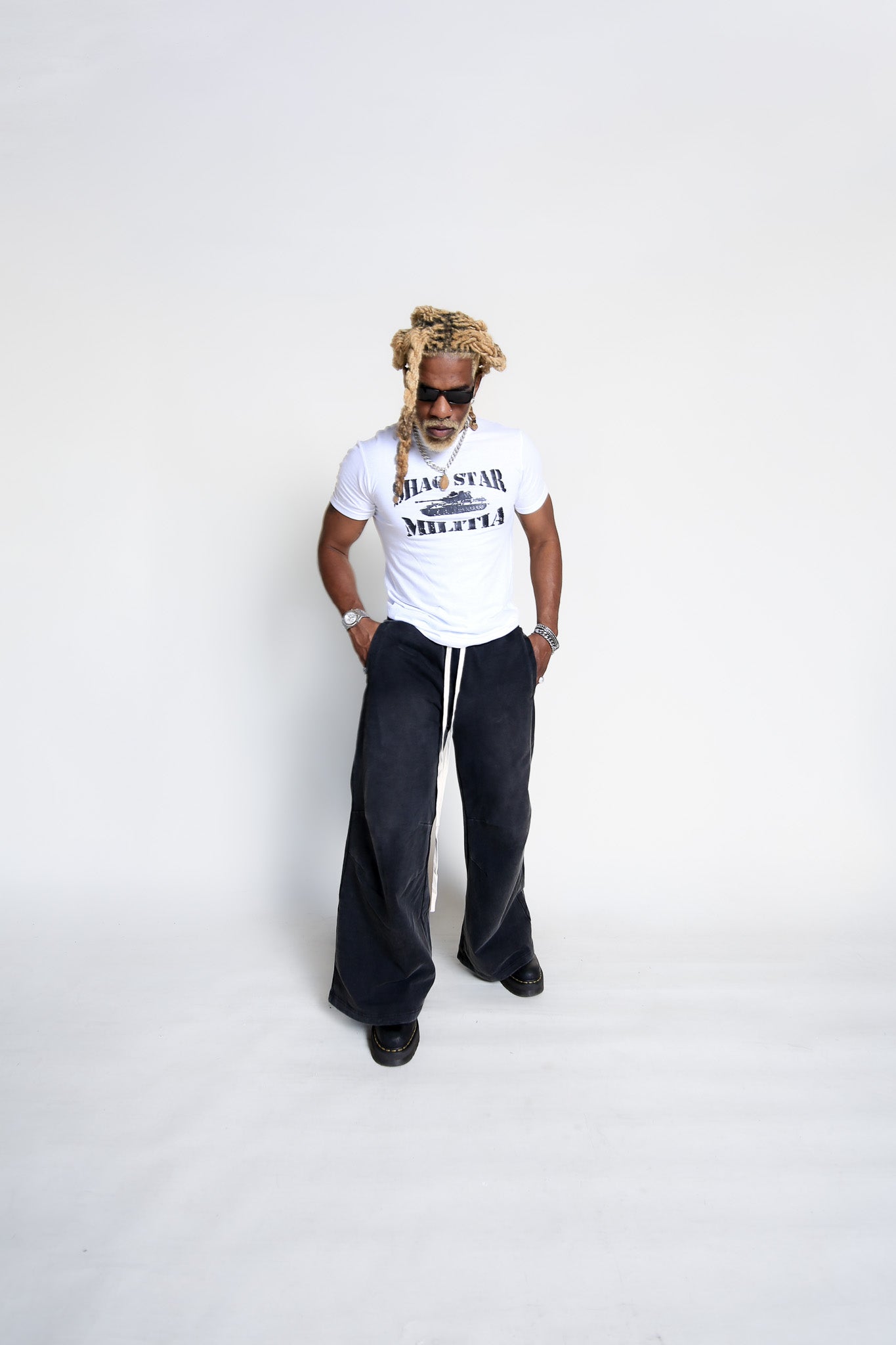 WHITE MILITIA TEE