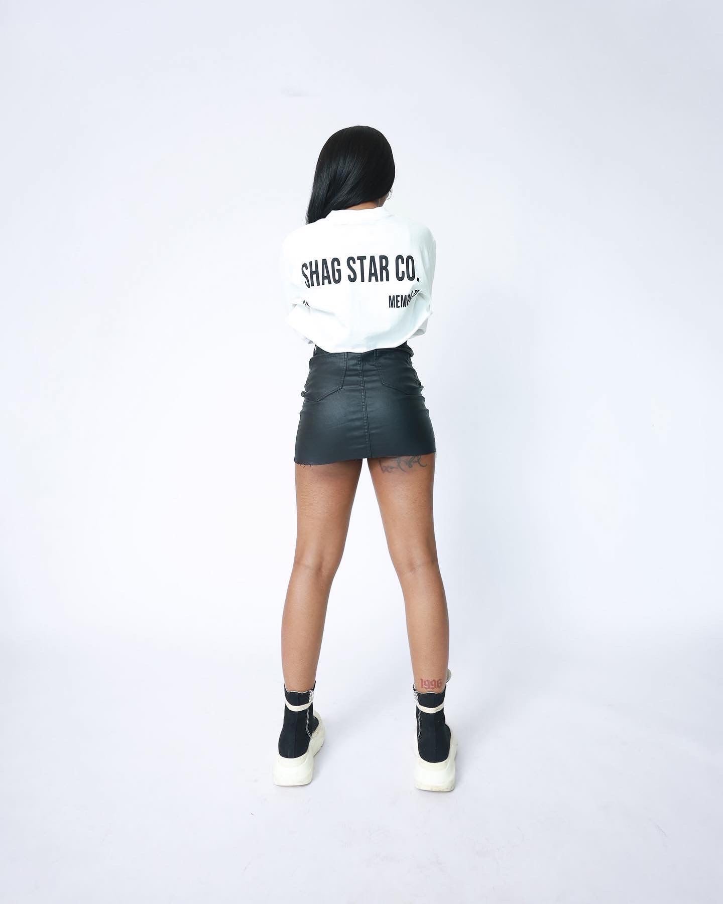 Womens Crop White