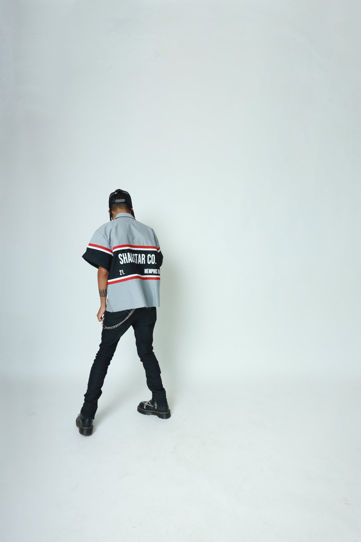 Shop Shirt Gray/Black